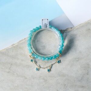Amazonite beaded bracelet
